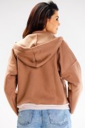 Bluza Damska Model A611 Beige - awama - S/M Bluza Damska Model A611 Beige - awama - S/M