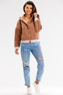 Bluza Damska Model A611 Beige - awama - S/M Bluza Damska Model A611 Beige - awama - S/M