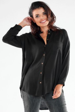 Koszula Damska Model A525 Black - awama - L/XL