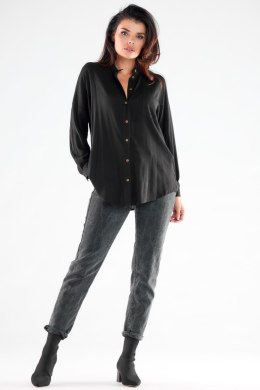 Koszula Damska Model A525 Black - awama - L/XL