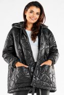 Kurtka Damska Model A536 Black - awama - uniwersalny Kurtka Damska Model A536 Black - awama - uniwersalny