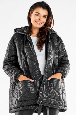 Kurtka Damska Model A536 Black - awama - uniwersalny