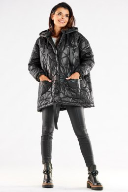 Kurtka Damska Model A536 Black - awama - uniwersalny