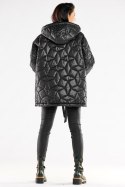 Kurtka Damska Model A536 Black - awama - uniwersalny Kurtka Damska Model A536 Black - awama - uniwersalny