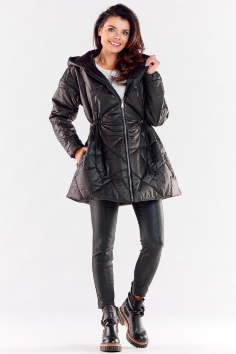 Kurtka Damska Model A540 Black - awama - S/M Kurtka Damska Model A540 Black - awama - S/M