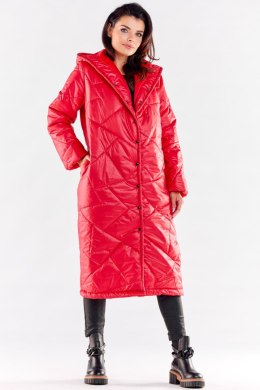 Płaszcz Damski Model A542 Red - awama - S/M