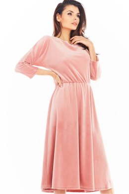 Sukienka Model A407 Welur Pink - awama - S