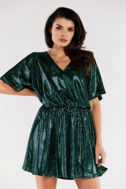 Sukienka Model A561 Green Dots - awama - uniwersalny
