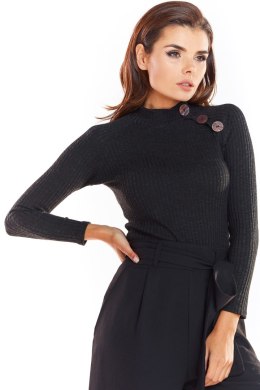 Sweter Damski Model A315 Black - awama - L