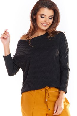 Sweter Damski Model A333 Black - awama - M