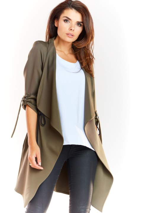 Bluza Damska Model A335 Khaki - awama - S/M Bluza Damska Model A335 Khaki - awama - S/M