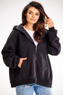 Bluza Damska Model A610 Black - awama - uniwersalny