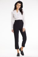Bluzka Model A649 White - awama - L Bluzka Model A649 White - awama - L