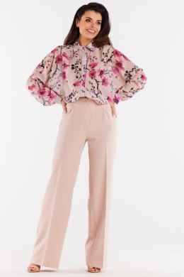 Koszula Damska Model A513 Cherry Flowers - awama - uniwersalny