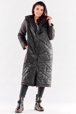 Płaszcz Damski Model A542 Black - awama - L/XL