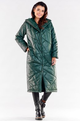 Płaszcz Damski Model A542 Green - awama - S/M