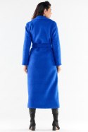Płaszcz Damski Model A547 Blue - awama - L Płaszcz Damski Model A547 Blue - awama - L
