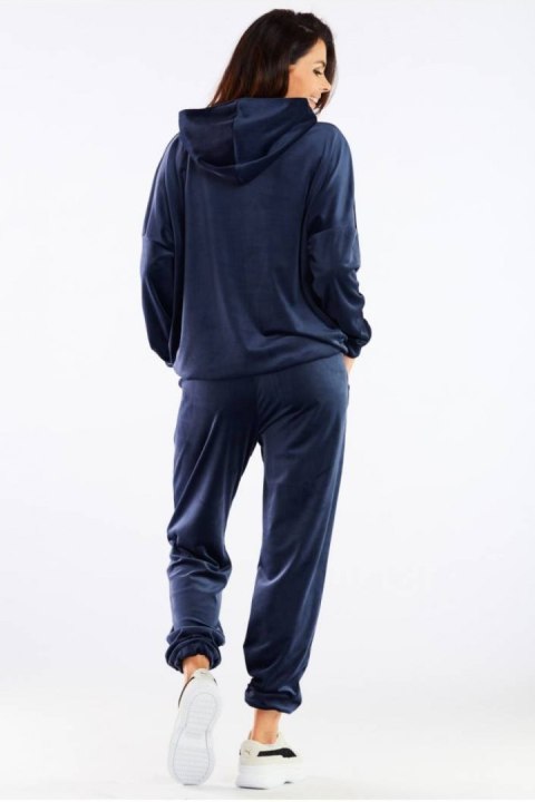 Spodnie Dresowe Model A459 Navy - awama - XL Spodnie Dresowe Model A459 Navy - awama - XL