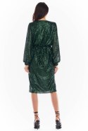 Sukienka Model A399 Cekiny Green - awama - s Sukienka Model A399 Cekiny Green - awama - s
