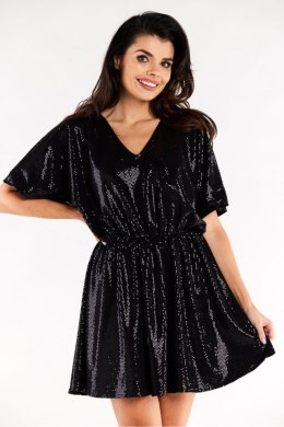 Sukienka Model A561 Black Dots - awama - uniwersalny