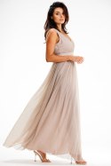 Sukienka Model A625 Beige - awama - M Sukienka Model A625 Beige - awama - M