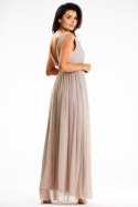 Sukienka Model A625 Beige - awama - M Sukienka Model A625 Beige - awama - M
