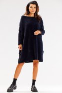 Sweter Damski Model A618 Black - awama - uniwersalny Sweter Damski Model A618 Black - awama - uniwersalny