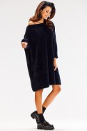 Sweter Damski Model A618 Black - awama - uniwersalny Sweter Damski Model A618 Black - awama - uniwersalny