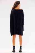 Sweter Damski Model A618 Black - awama - uniwersalny Sweter Damski Model A618 Black - awama - uniwersalny