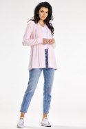 Sweter Kardigan Model A655 Powder Pink - awama - L/XL Sweter Kardigan Model A655 Powder Pink - awama - L/XL