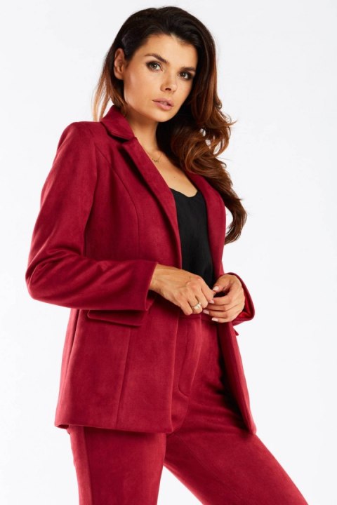 Żakiet Model A460 Bordo - awama - M Żakiet Model A460 Bordo - awama - M