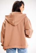 Bluza Damska Model A610 Beige - awama - uniwersalny