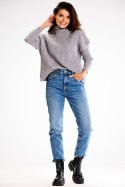 Golf Damski Model A615 Grey - awama - uniwersalny