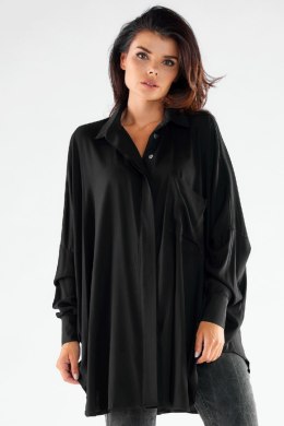 Koszula Damska Model A528 Black - awama - uniwersalny