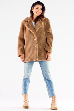 Płaszcz Damski Model A534 Brown - awama - L/XL