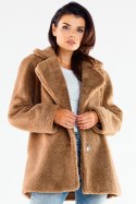 Płaszcz Damski Model A534 Brown - awama - S/M Płaszcz Damski Model A534 Brown - awama - S/M