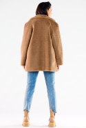 Płaszcz Damski Model A534 Brown - awama - S/M Płaszcz Damski Model A534 Brown - awama - S/M