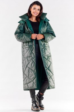 Płaszcz Damski Model A541 Green - awama - L/XL