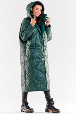 Płaszcz Damski Model A541 Green - awama - L/XL