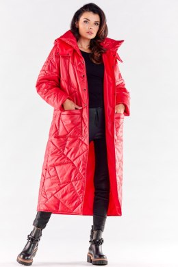 Płaszcz Damski Model A541 Red - awama - S/M