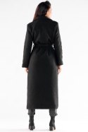Płaszcz Damski Model A547 Black - awama - s Płaszcz Damski Model A547 Black - awama - s