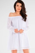 Sukienka Model A435 White - awama - S/M Sukienka Model A435 White - awama - S/M
