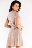 Sukienka Model A558 Beige - awama - M Sukienka Model A558 Beige - awama - M