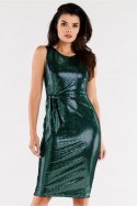 Sukienka Model A560 Green Dots - awama - XL Sukienka Model A560 Green Dots - awama - XL