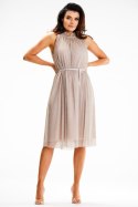 Sukienka Model A629 Beige - awama - L Sukienka Model A629 Beige - awama - L