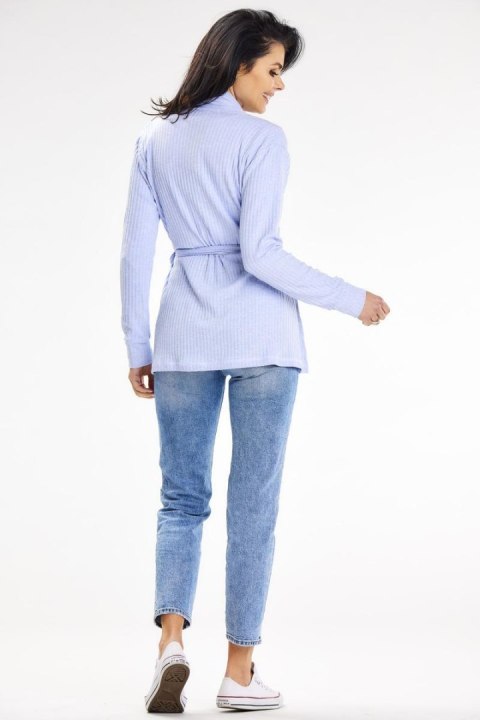 Sweter Kardigan Model A655 Blue - awama - L/XL Sweter Kardigan Model A655 Blue - awama - L/XL