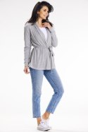 Sweter Kardigan Model A655 Grey - awama - S/M