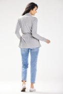 Sweter Kardigan Model A655 Grey - awama - S/M