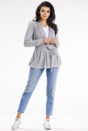 Sweter Kardigan Model A655 Grey - awama - S/M