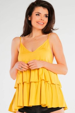 Bluzka Model A432 Yellow - awama - S/M